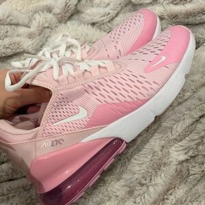 Nike Women's Air Max 270 in Pink and White